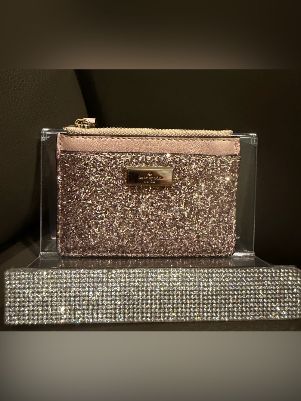 Kate Spade Glitter Cardholder Wallet